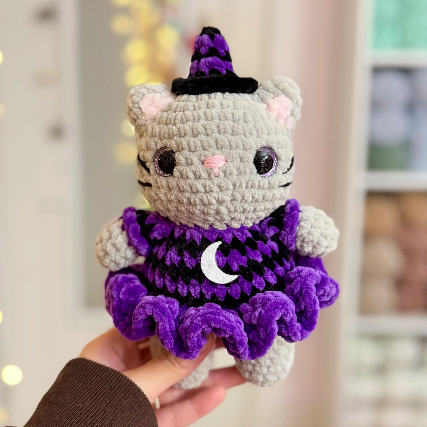 Hand-Crocheted Spooky Kittens