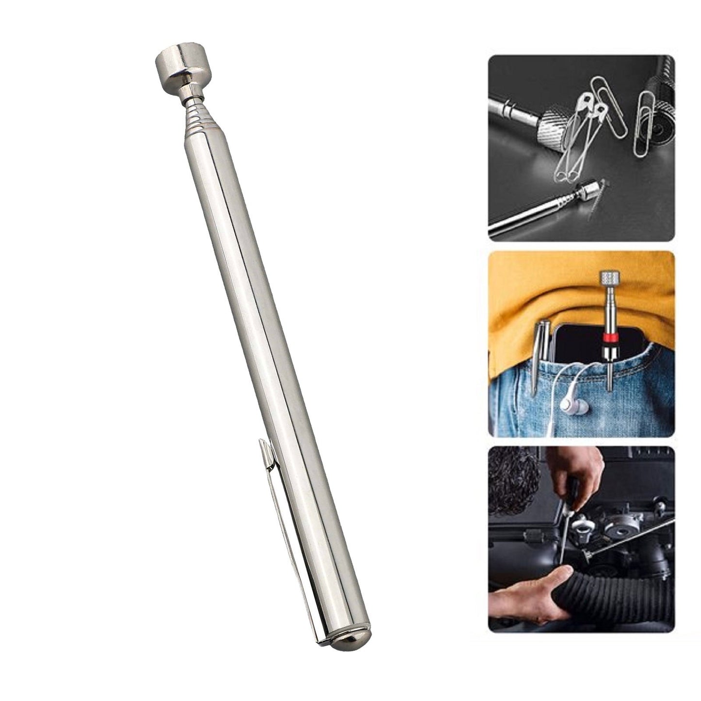 Telescopic Magnetic Pickup Tool Portable and Convenient Strong Magnetic Force