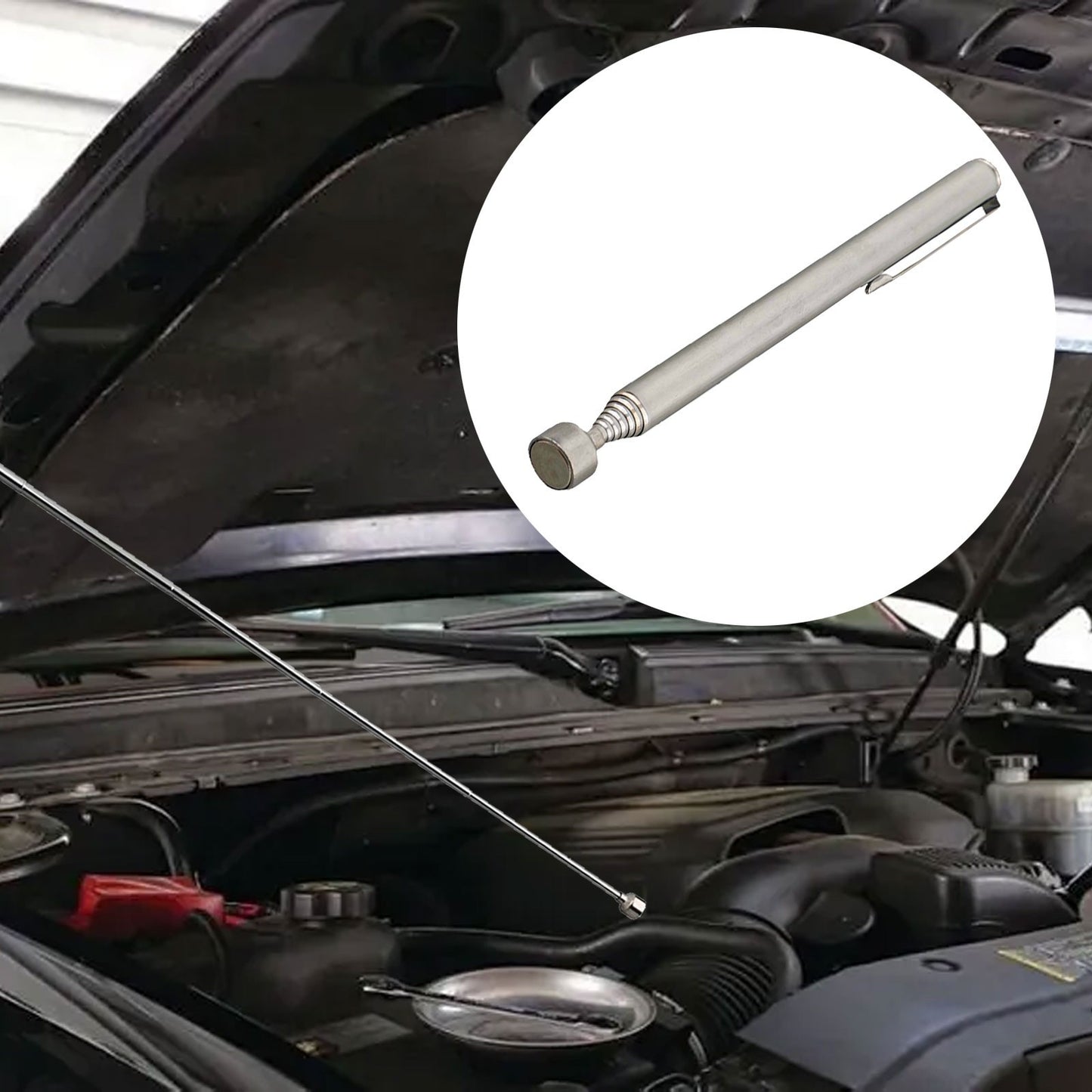 Telescopic Magnetic Pickup Tool Portable and Convenient Strong Magnetic Force