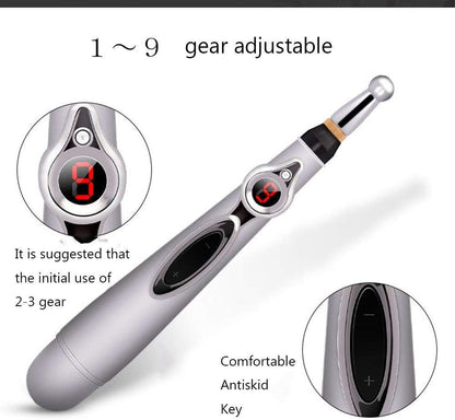 Electronic Acupuncture Pen, 3-In-1 Meridian Energy Pen for Pain Relief, Pain Relief Therapy, Electric Meridians Acupuncture Machine