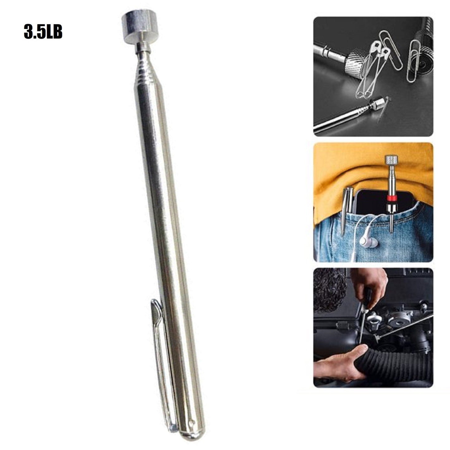 Telescopic Magnetic Pickup Tool Portable and Convenient Strong Magnetic Force