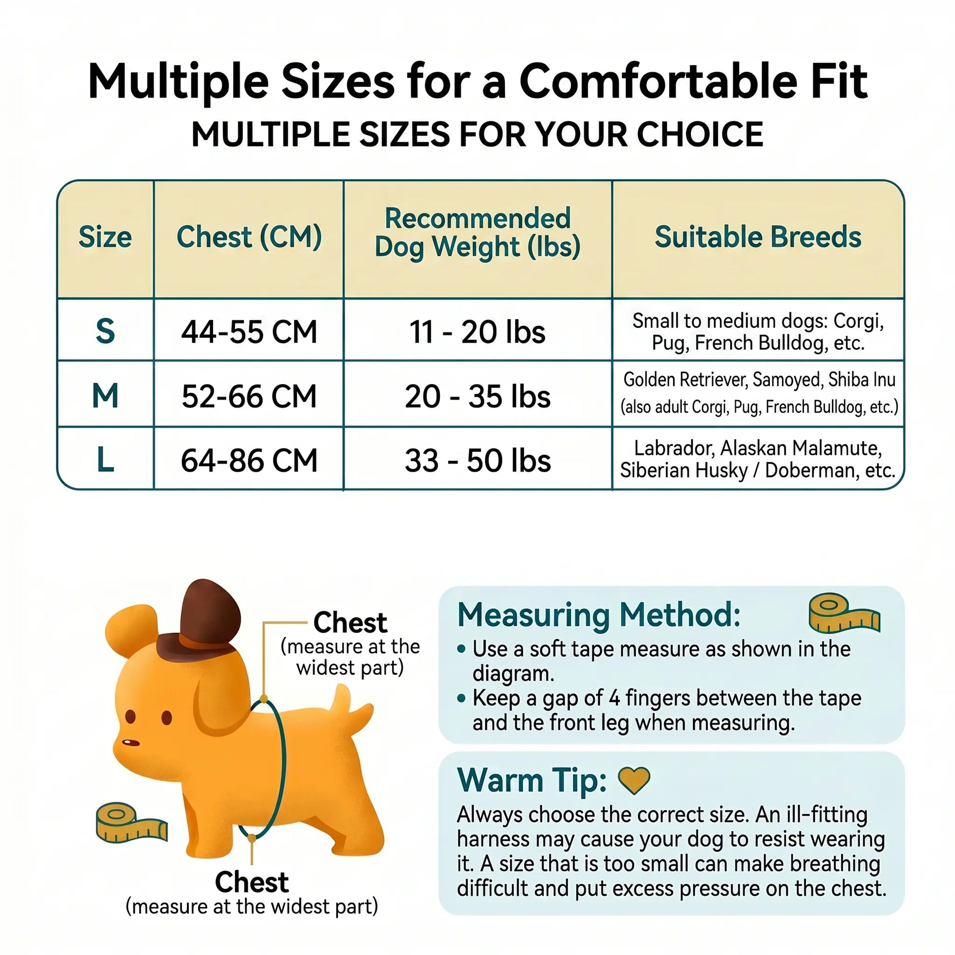 No Pull Durable Reflective No Choke Universal Dog Harness Leash Combo - 5FT Leash Included, Adjustable, Breathable, Easy On/Off Design for Safe Daily Walks, Puppy Harness, Harness Leash Set