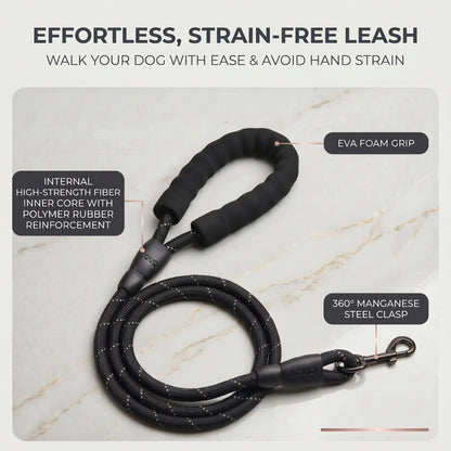 No Pull Durable Reflective No Choke Universal Dog Harness Leash Combo - 5FT Leash Included, Adjustable, Breathable, Easy On/Off Design for Safe Daily Walks, Puppy Harness, Harness Leash Set