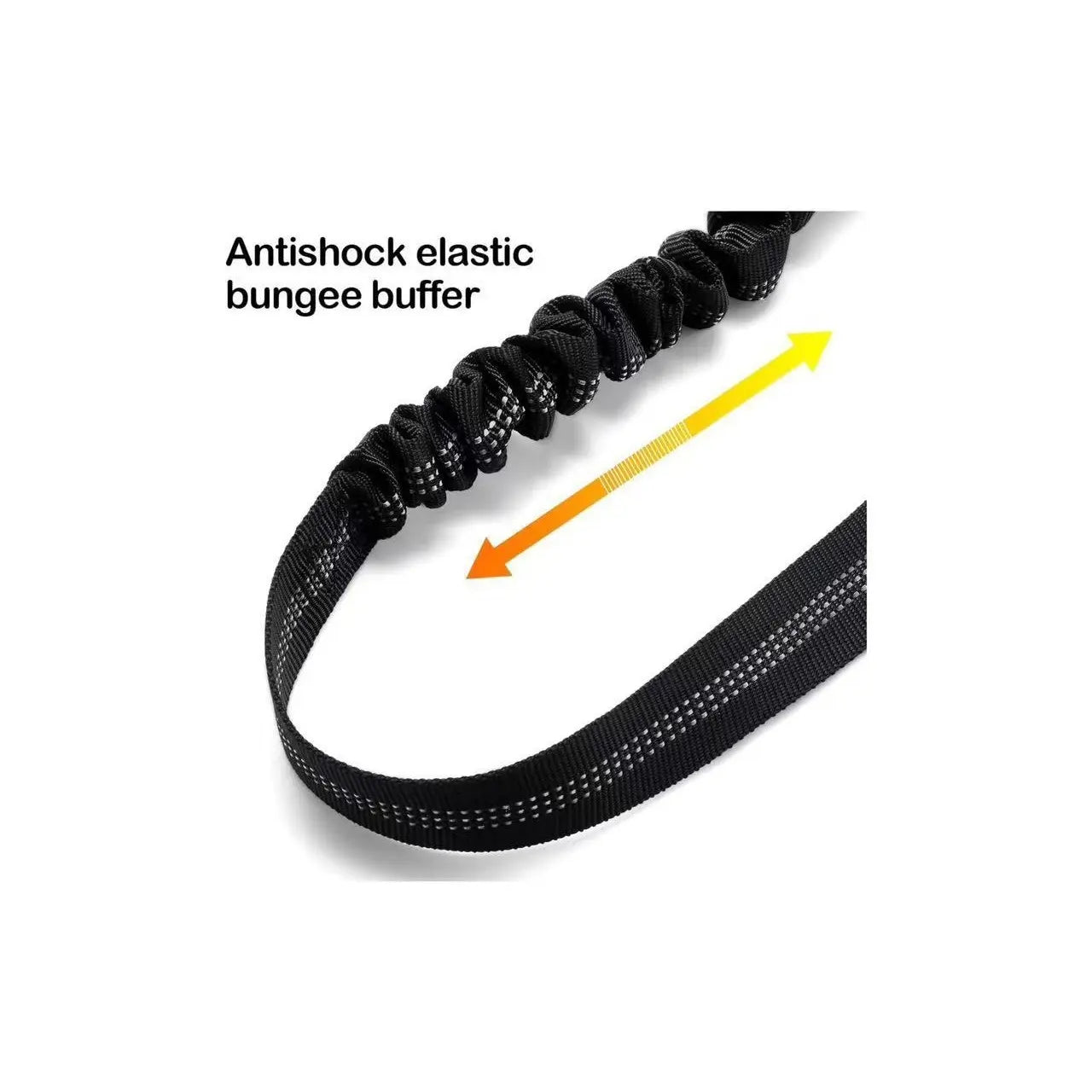 Upgraded Cushioned Dog Car Seat Belt, 3-In-1 Multifunctional Pet Car Safety Leash, Reflective Nylon Adjustable Car Pet Restraint Strap, 360° Rotating Metal Buckle, Fits All Car Models for Medium-Sized Dogs Interior Accessory