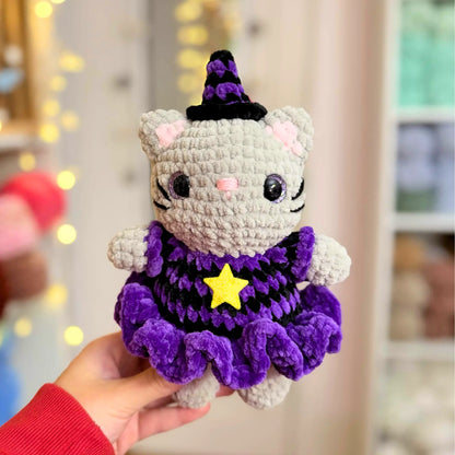 Hand-Crocheted Spooky Kittens