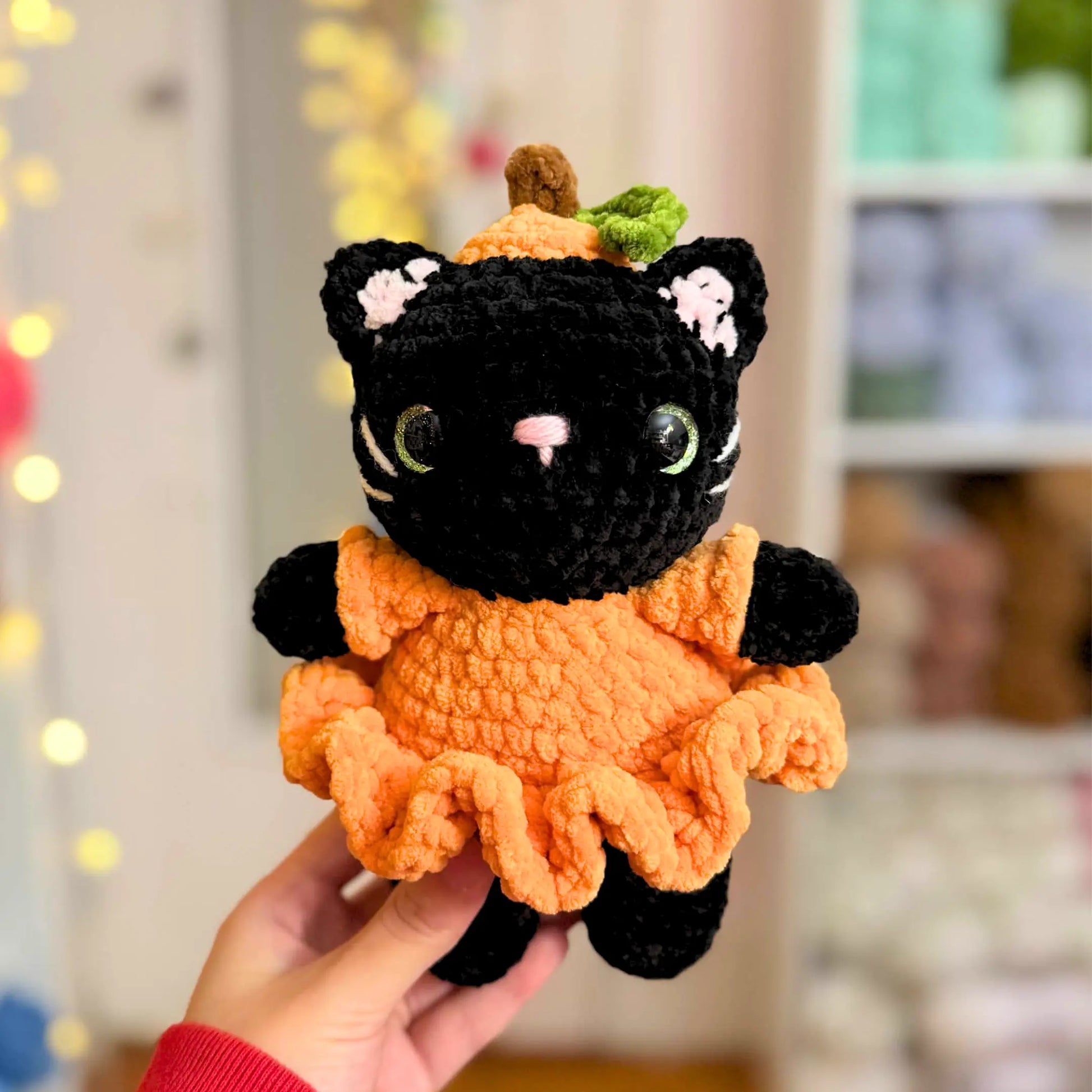 Hand-Crocheted Spooky Kittens
